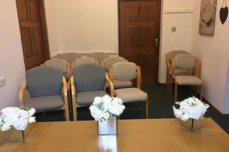 Kendall Register Officer ceremony room