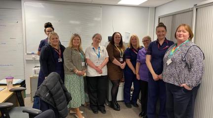 Staff from the Transfer of Care Hub