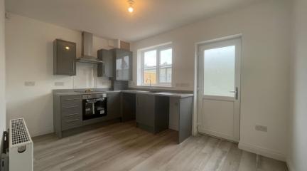 Kitchen area of an affordable home in Kirkby Stephen