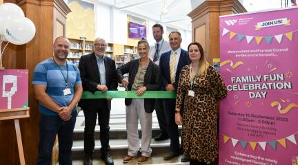 Cllr Virginia Taylor, Westmorland and Furness Council Cabinet Member for Sustainable Communities and Localities, marked the occasion with an official ribbon cutting alongside Westmorland and Furness Council Leader, Cllr Jonathan Brook.