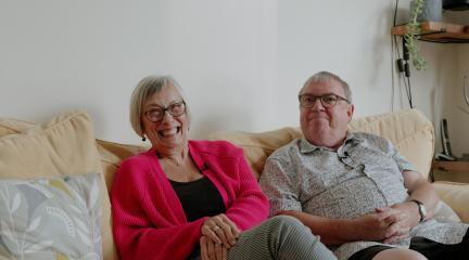 Foster carers Lynne and Rod