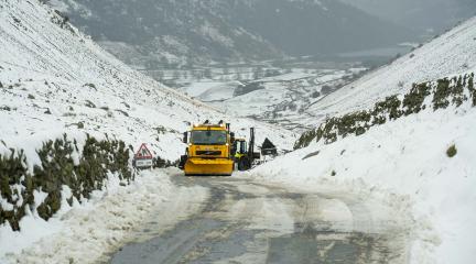 Gritter on Kirkstone Pass