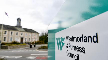 Westmorland and Furness Council sign