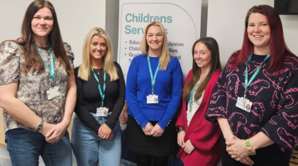 team of children's social workers 