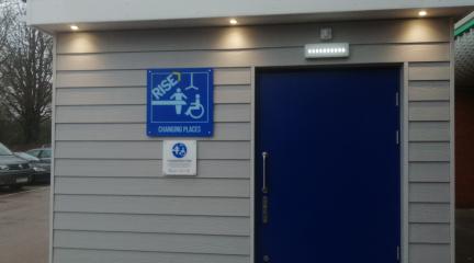 Changing Places toilet at Barrow Park Leisure Centre.