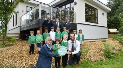 Pre-schoolers at Broughton in Furness CE Primary School
