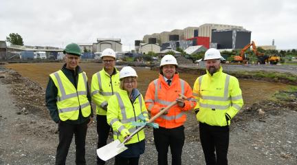 Key stakeholders onsite.