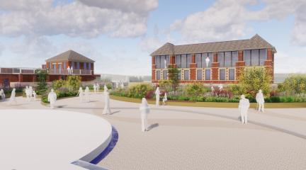 An artist's impression of how the lido will look.