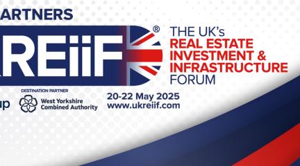 The UKREiiF logo.
