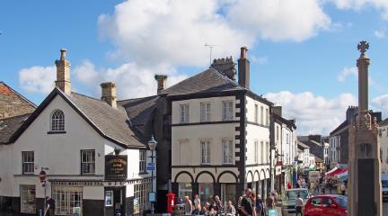 Market Square in Ulverston.