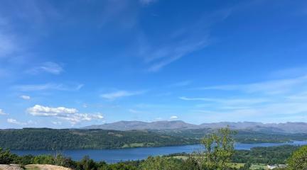 View from Orrest Head of Windermere 