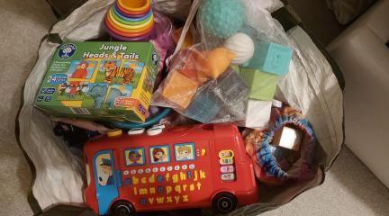 Selection of toys for younger children