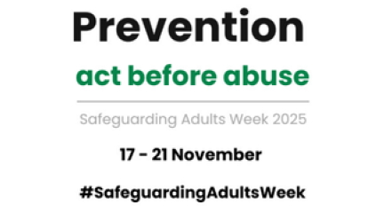 Safeguarding adults week logo