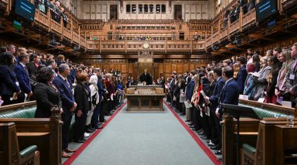 Young people at Parliament courtesy of UK Parliament
