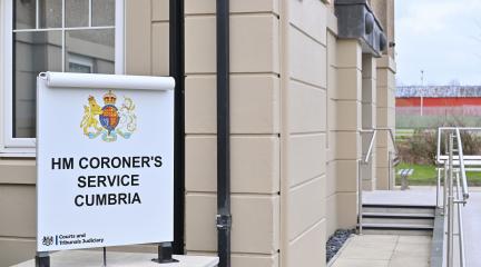Coroner's area entrance