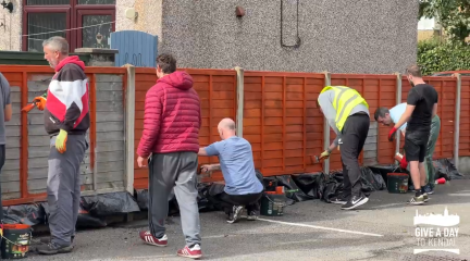 Volunteers at a previous Give a Day event in Kendal