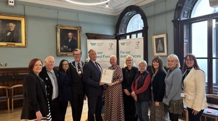 2.	Westmorland and Furness Council receive the Gold Award at Kendal Town Hall