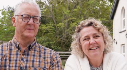 Foster carers Rachel and Jonathon
