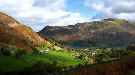 Houses in the Ullswater valley development © Nick Thorne, Lake District National Park Authority.
