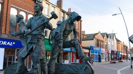 The Spirit of Barrow statue.