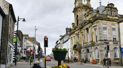 Kendal Town Hall entrance