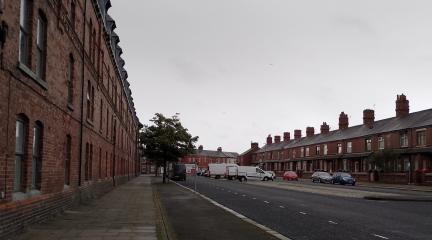 Ramsden Dock Road in Barrow.