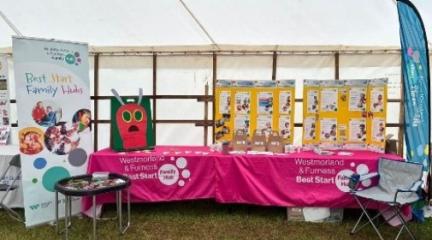 Westmorland show stand