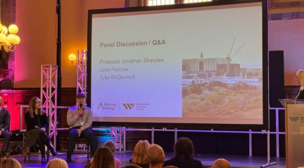 Tyler McDermott, a Barrow Sixth Form student from Hindpool, took an active role in the day's programme, including the panel discussion