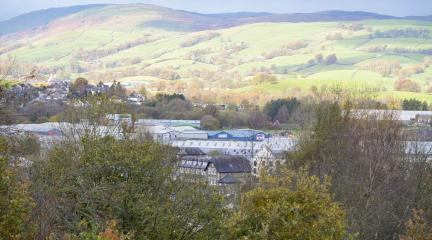 A view over the north of Kendal.