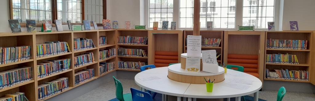 A refurbished area of Kendal Library