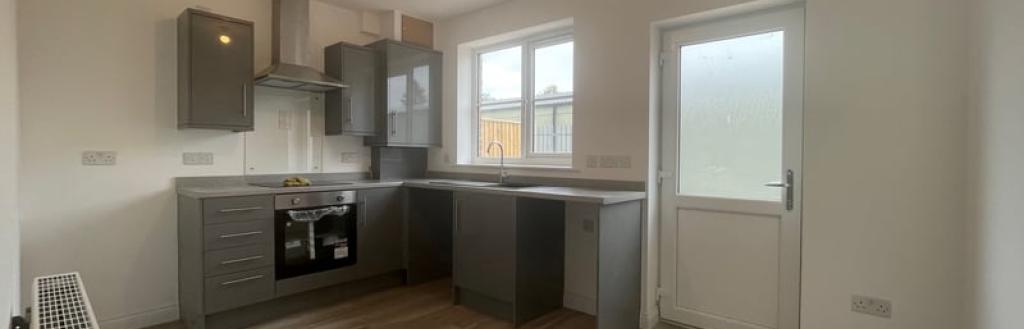 Kitchen area of an affordable home in Kirkby Stephen