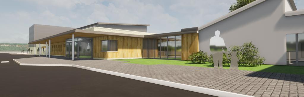 Artistic impression of Sandgate School building project