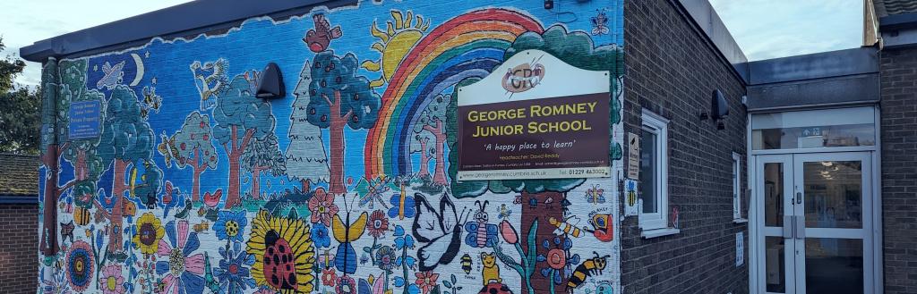 George Romney school main entrance