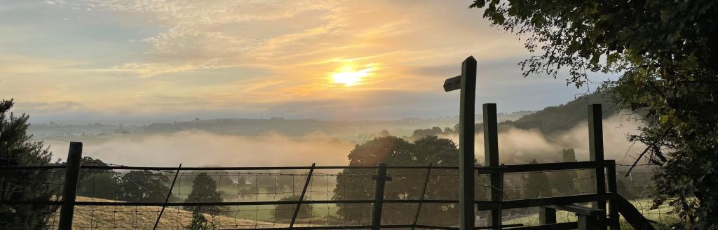 Armathwaite overlooking the River Eden