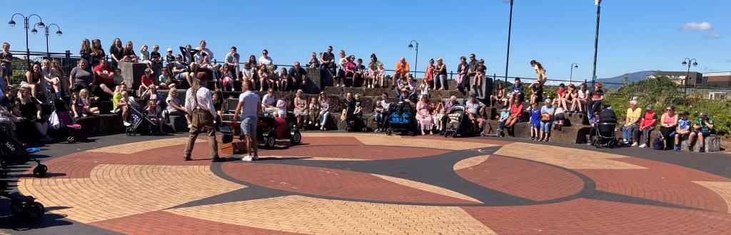 An event at the amphitheatre at the Dock Museum in Barrow.