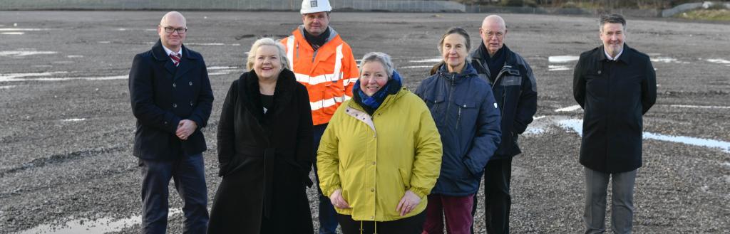 stakeholders at Marina Village phase 1 site