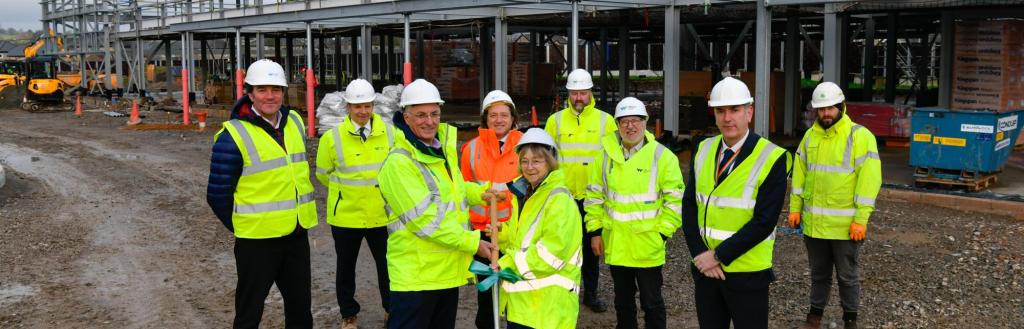 stakeholders at Sandgate School site