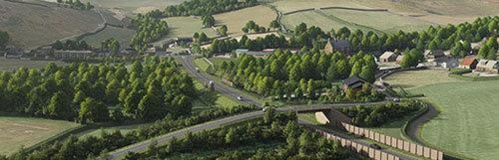 Mock up of Grizebeck vision for improvement scheme 