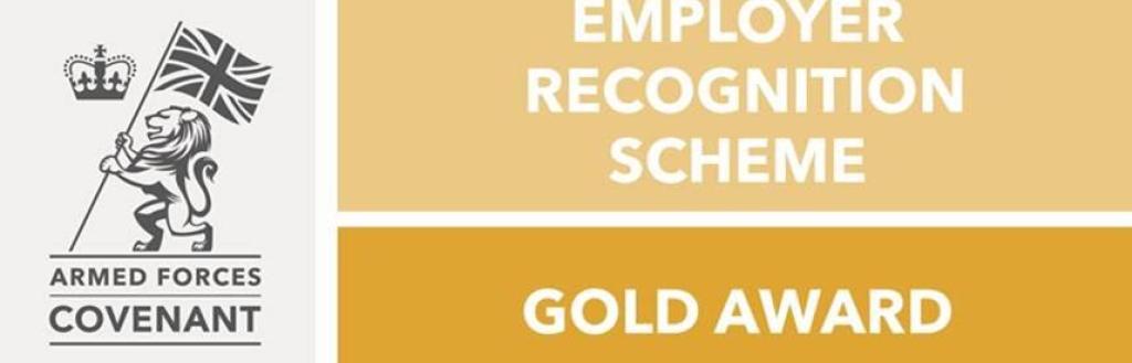 Armed forces covenant gold award logo
