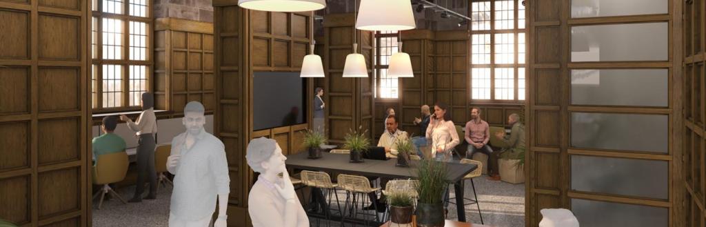 An artist's impression of how the Enterprise Hub could look.