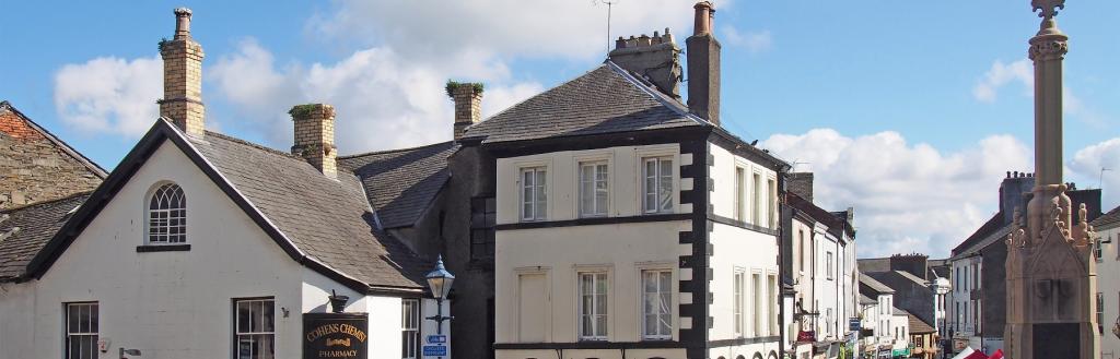 Market Square in Ulverston.
