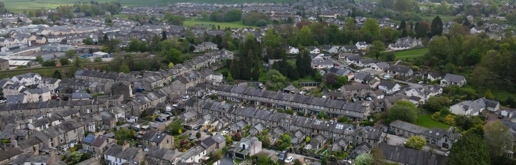 Homes in Westmorland and Furness from the sky