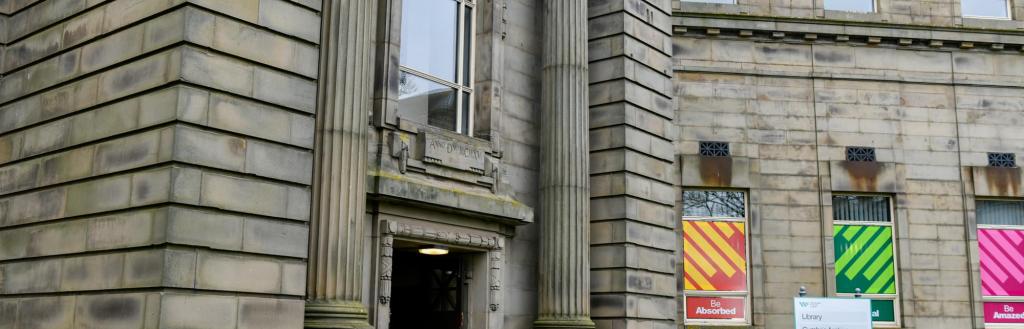 The exterior of Barrow Library