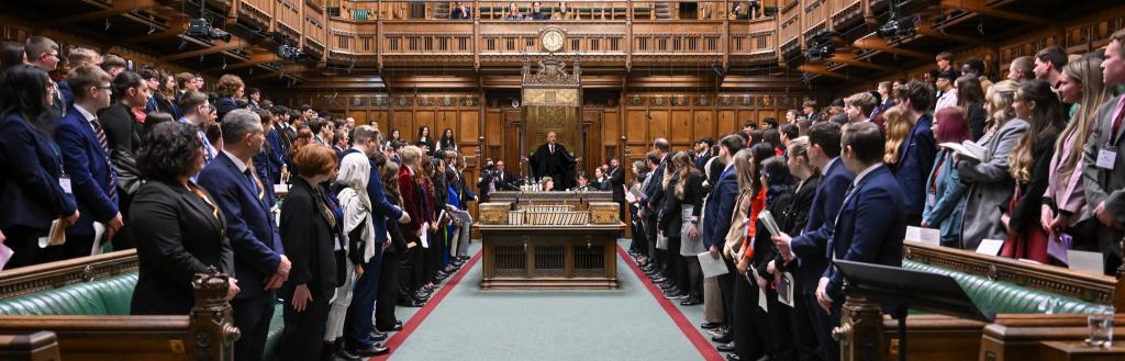 Young people at Parliament courtesy of UK Parliament