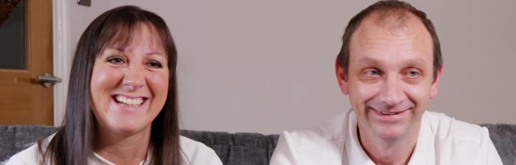 Foster carers Maria and Richard