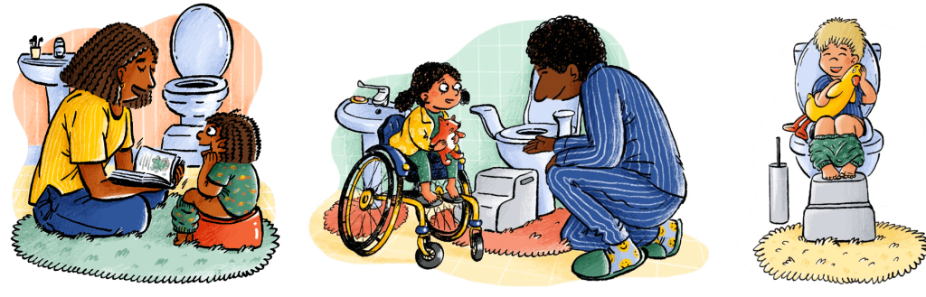 Potty training children