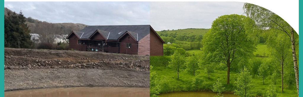 Artist representation of after the Community Tree Planting Event