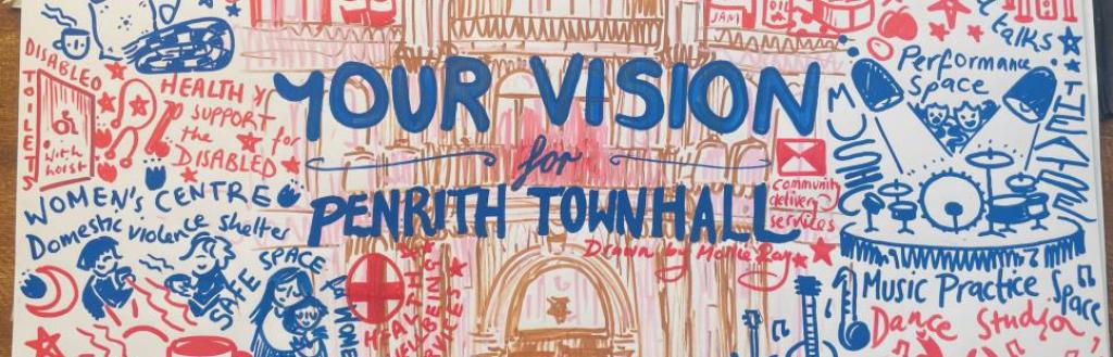 Artist impression of your vision for Penrith Town Hall