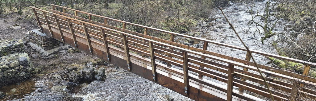 Three bridges have been replaced in Swindale Wood, in Stainmore Parish, near Brough