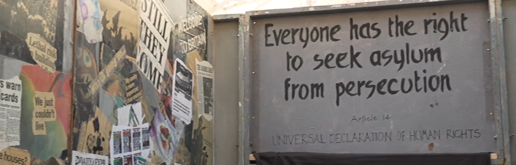 Part of the interactive Escape to Safety exhibition